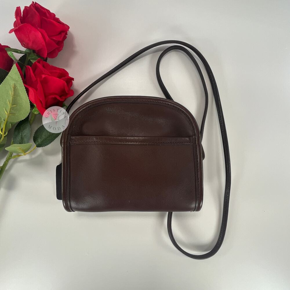 Vintage Coach Abbie Zip 9017 Mahogany Brown 1997 USA